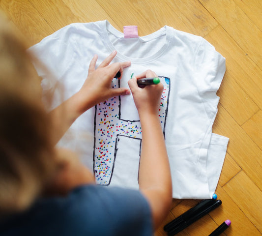 Fabric Markers and Stencils: Endless Possibilities on Blank T-Shirts - Clothing Shop Online