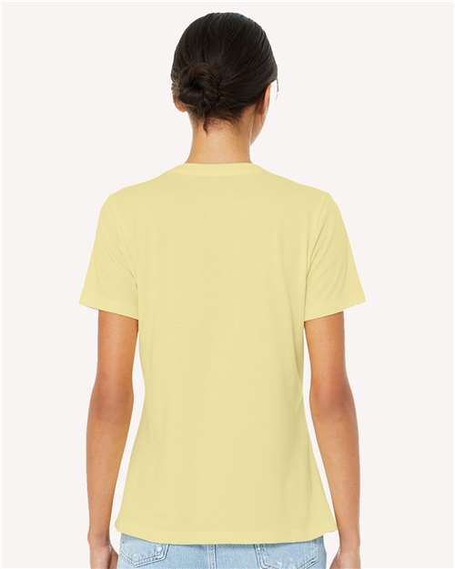 Women’s Relaxed Fit Heather CVC Tee - OnModelBack - B20506383 - Heather French Vanilla