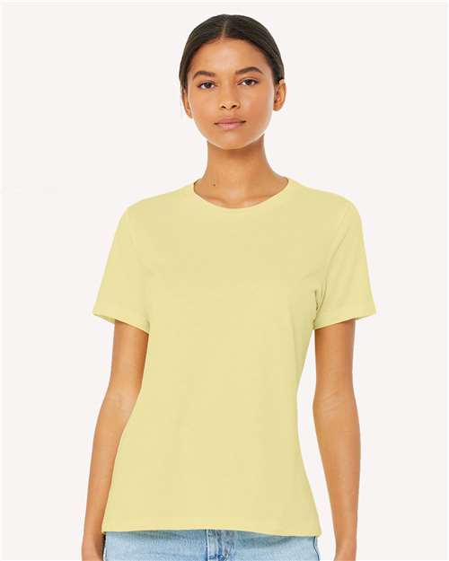 Women’s Relaxed Fit Heather CVC Tee - OnModelFront - B20506383 - Heather French Vanilla