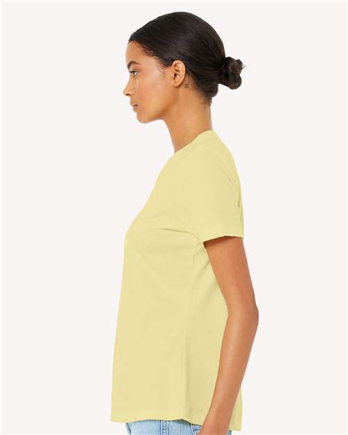 Women’s Relaxed Fit Heather CVC Tee - OnModelSide - B20506383 - Heather French Vanilla