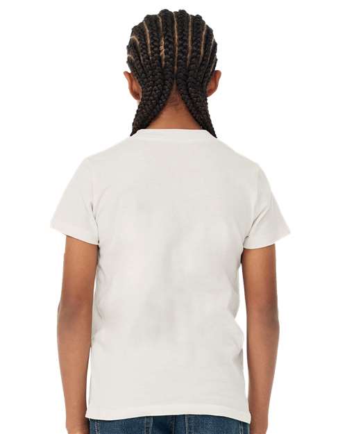Youth Jersey Tee - OnModelBack - B38006013 - Vintage White