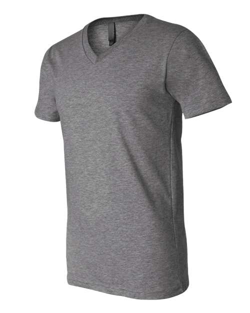 Heather CVC V-Neck Tee - DirectSide - B03506072 - Deep Heather