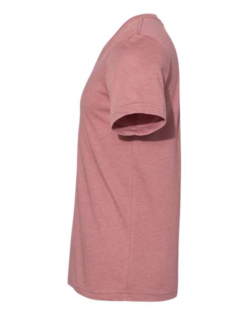 Heather CVC V-Neck Tee - DirectSide - B03506272 - Heather Mauve