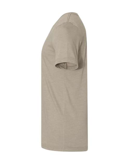 Heather CVC V-Neck Tee - DirectSide - B03506132 - Heather Stone