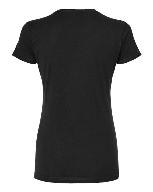 Women's Fine Jersey Slim Fit T-Shirt - Back - B20159502 - Black