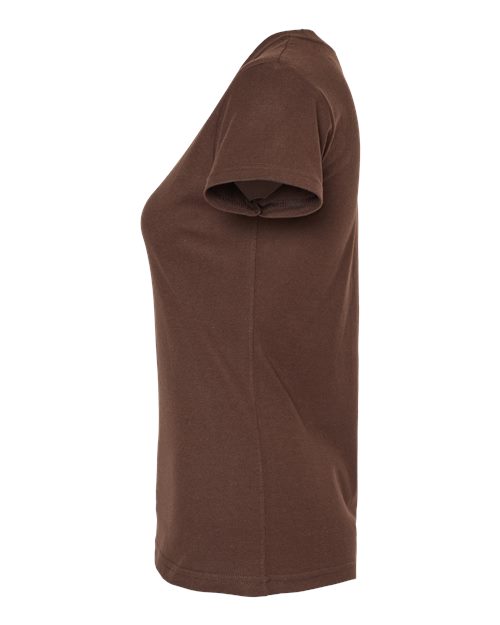 Women's Fine Jersey Slim Fit T-Shirt - DirectSide - B20159602 - Brown
