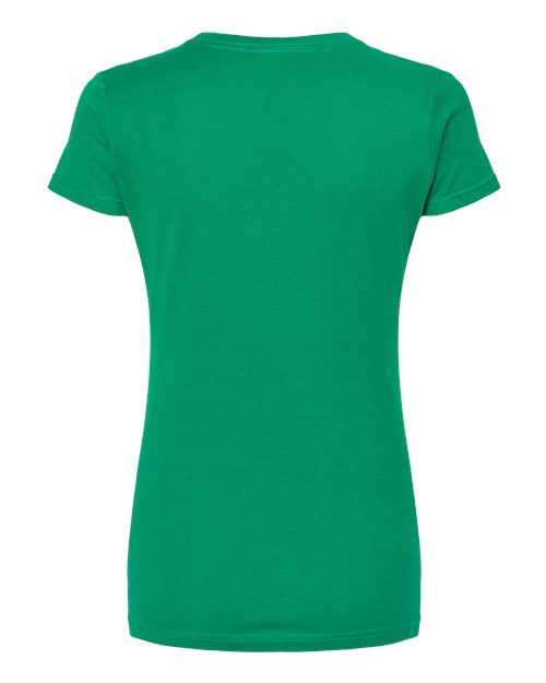 Women's Fine Jersey Slim Fit T-Shirt - Back - B20159112 - Kelly Green