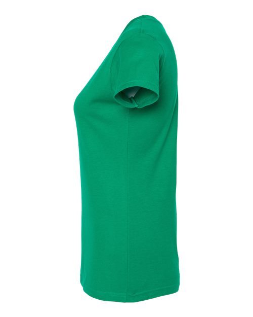 Women's Fine Jersey Slim Fit T-Shirt - DirectSide - B20159112 - Kelly Green