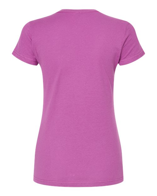 Women's Fine Jersey Slim Fit T-Shirt - Back - B20159302 - Orchid