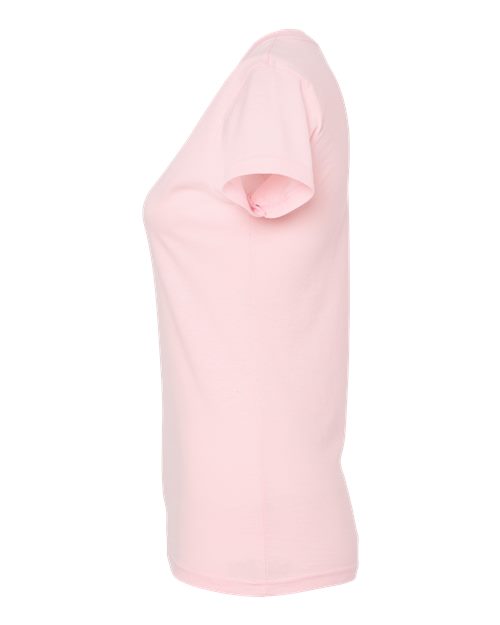 Women's Fine Jersey Slim Fit T-Shirt - DirectSide - B20159122 - Pink
