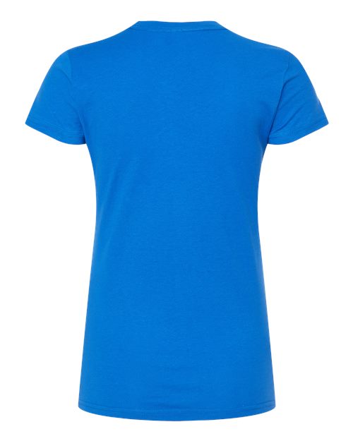 Women's Fine Jersey Slim Fit T-Shirt - Back - B20159752 - Royal