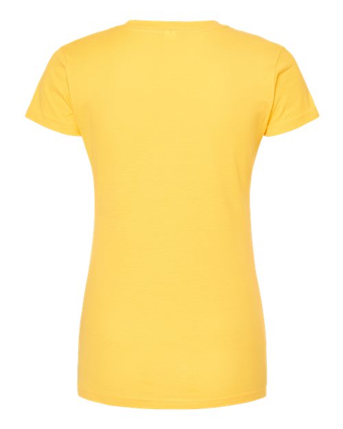 Women's Fine Jersey Slim Fit T-Shirt - Back - B20159132 - Sunshine