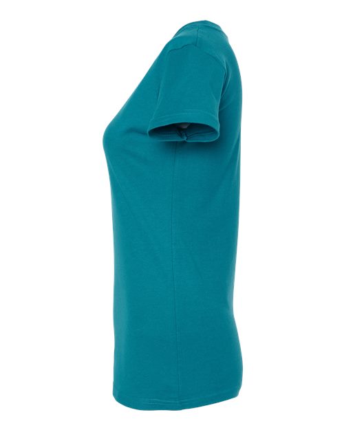Women's Fine Jersey Slim Fit T-Shirt - DirectSide - B20159142 - Teal