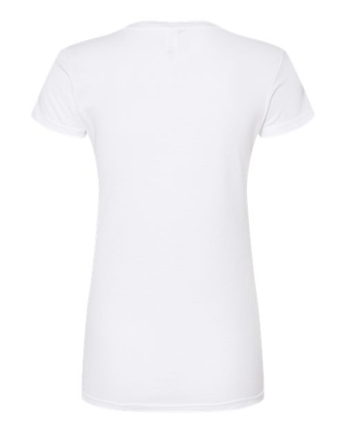 Women's Fine Jersey Slim Fit T-Shirt - Back - B20159002 - White
