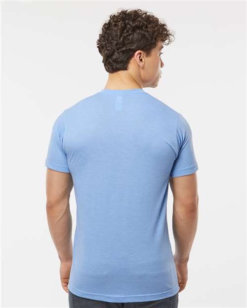 Poly-Rich T-Shirt - OnModelBack - B20659252 - Heather Athletic Blue