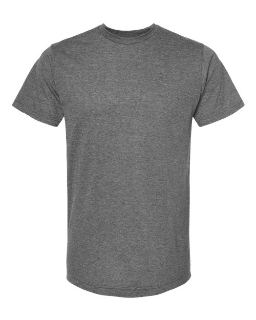 Poly-Rich T-Shirt - Front - B20659092 - Heather Charcoal