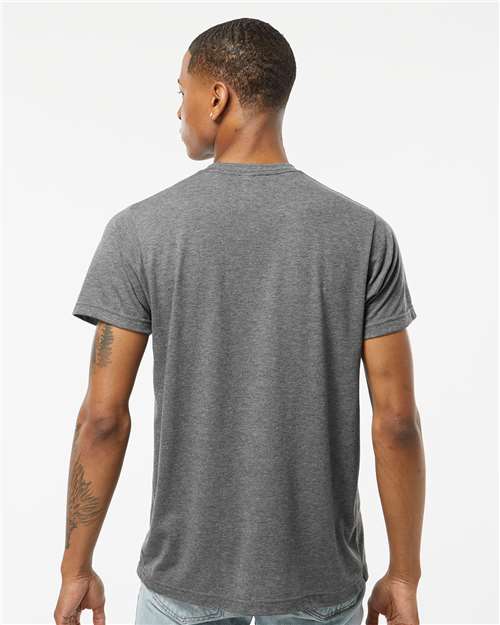 Poly-Rich T-Shirt - OnModelBack - B20659092 - Heather Charcoal