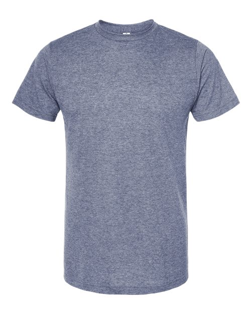 Poly-Rich T-Shirt - Front - B20659102 - Heather Denim