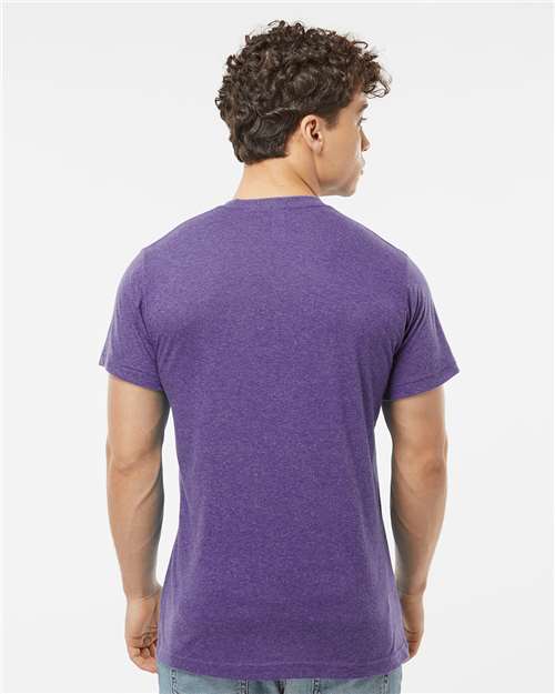 Poly-Rich T-Shirt - OnModelBack - B20659672 - Heather Purple