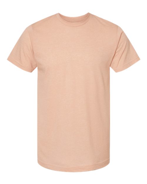 Poly-Rich T-Shirt - Front - B20659312 - Heather Peach