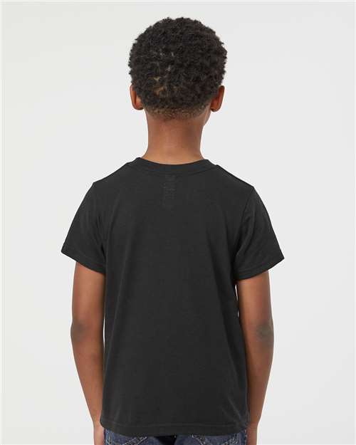 Youth Poly-Rich T-Shirt - OnModelBack - B30859502 - Black