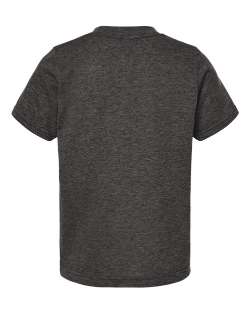 Youth Poly-Rich T-Shirt - Back - B30859102 - Heather Graphite