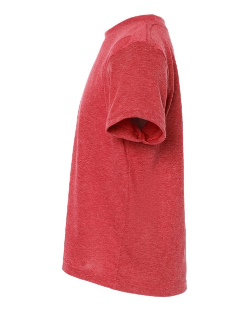 Youth Poly-Rich T-Shirt - DirectSide - B30859702 - Heather Red