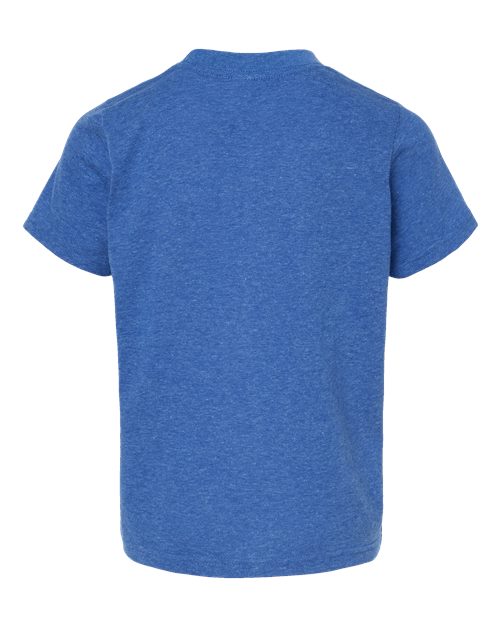 Youth Poly-Rich T-Shirt - Back - B30859752 - Heather Royal