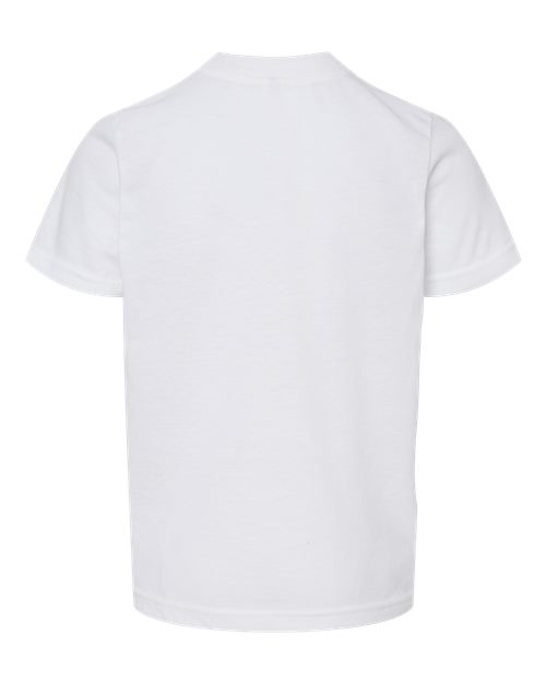 Youth Poly-Rich T-Shirt - Back - B30859002 - White