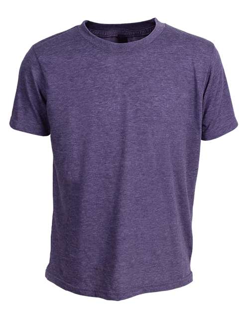 Youth Poly-Rich T-Shirt - Front - B30859685 - Heather Purple (disc)