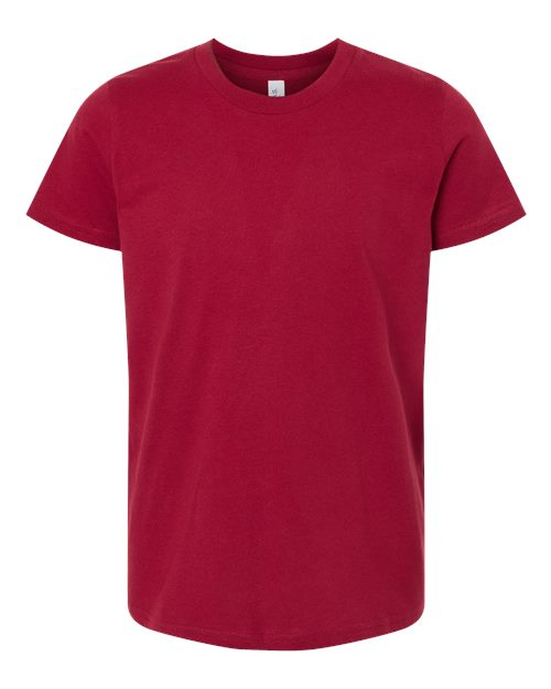 Youth Jersey Tee - Front - B38006463 - Cardinal