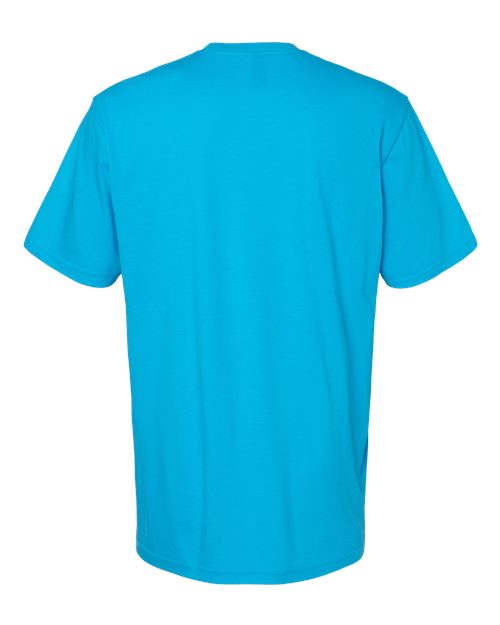 Softstyle® CVC T-Shirt - Back - B00260033 - Caribbean Mist
