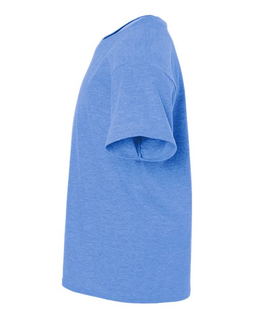 Softstyle® Youth T-Shirt - DirectSide - B01660762 - Heather Royal