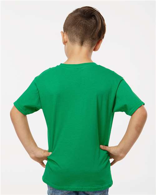Softstyle® Youth T-Shirt - OnModelBack - B01660202 - Irish Green