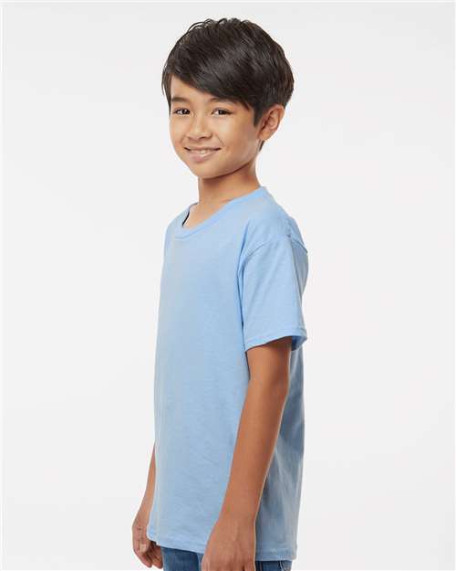 Softstyle® Youth T-Shirt - OnModelSide - B01660252 - Light Blue