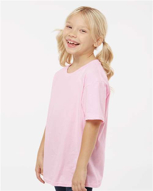 Softstyle® Youth T-Shirt - OnModelSide - B01660302 - Light Pink