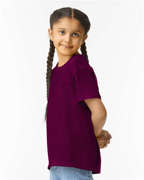 Softstyle® Youth T-Shirt - OnModelSide - B01660532 - Maroon