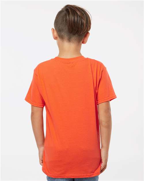 Softstyle® Youth T-Shirt - OnModelBack - B01660662 - Orange