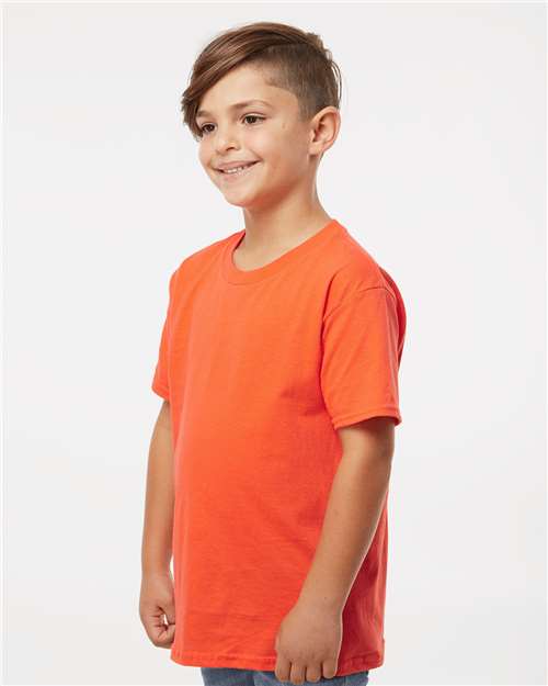 Softstyle® Youth T-Shirt - OnModelSide - B01660662 - Orange