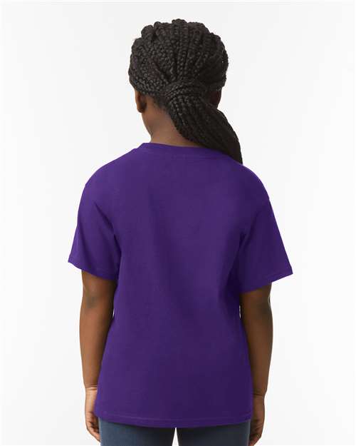 Softstyle® Youth T-Shirt - OnModelBack - B01660672 - Purple
