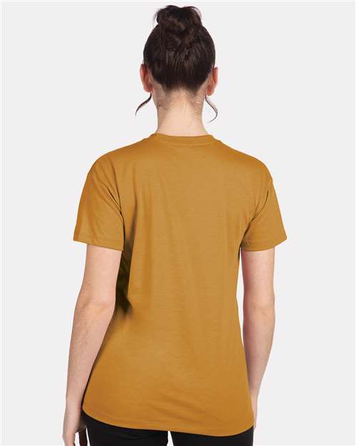 Women's CVC Relaxed T-Shirt - OnModelBack - B03718282 - Antique Gold