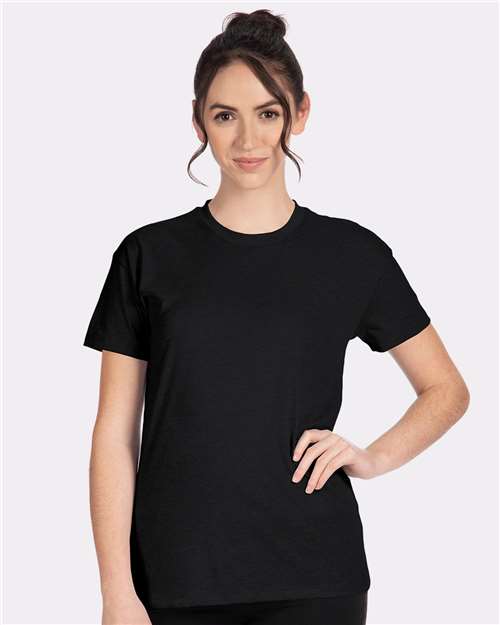 Women's CVC Relaxed T-Shirt - OnModelFront - B03718502 - Black