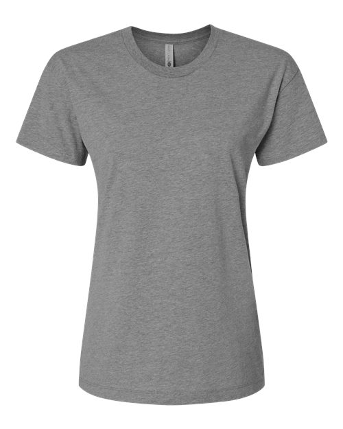 Women's CVC Relaxed T-Shirt - Front - B03718592 - Dark Heather Grey