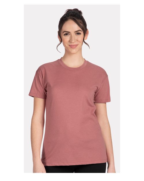 Women's CVC Relaxed T-Shirt - OnModelFront - B03718302 - Heather Mauve