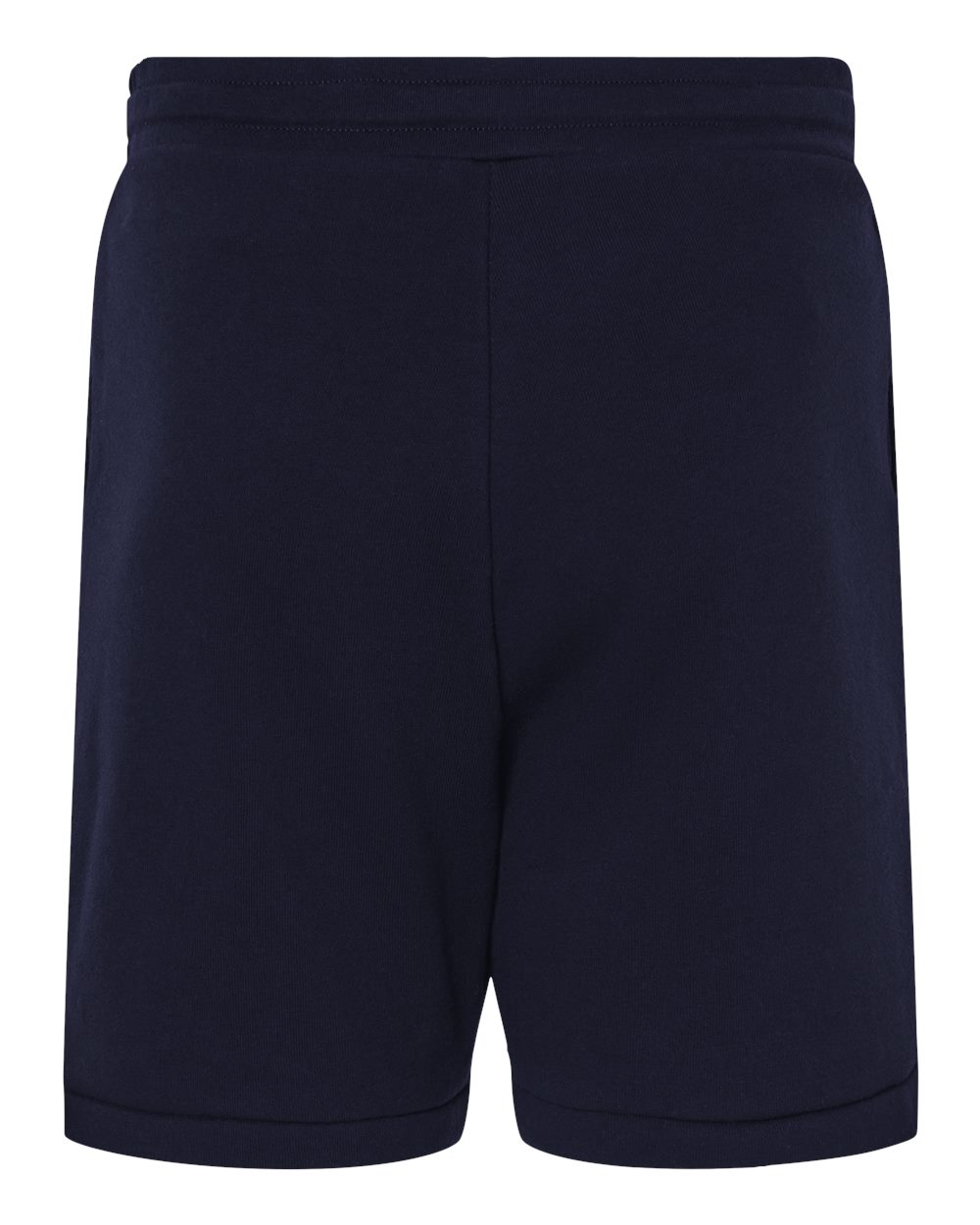 Unisex Sponge Fleece Shorts - Back - B65806752 - Navy