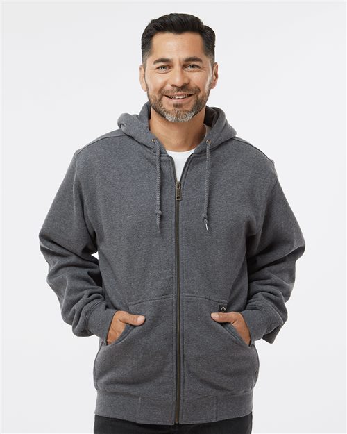 Crossfire Heavyweight Power Fleece Hooded Jacket with Thermal Lining - styleImage