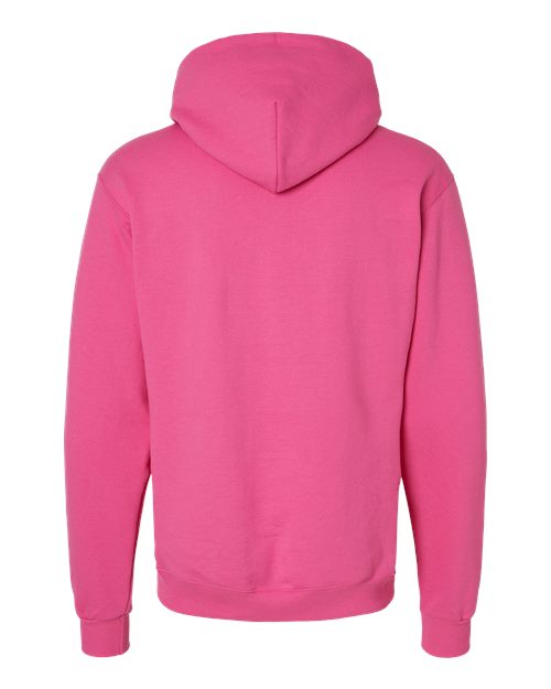 Powerblend® Hooded Sweatshirt - Back - B22884693 - Wow Pink
