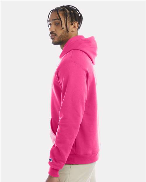 Powerblend® Hooded Sweatshirt - OnModelSide - B22884693 - Wow Pink