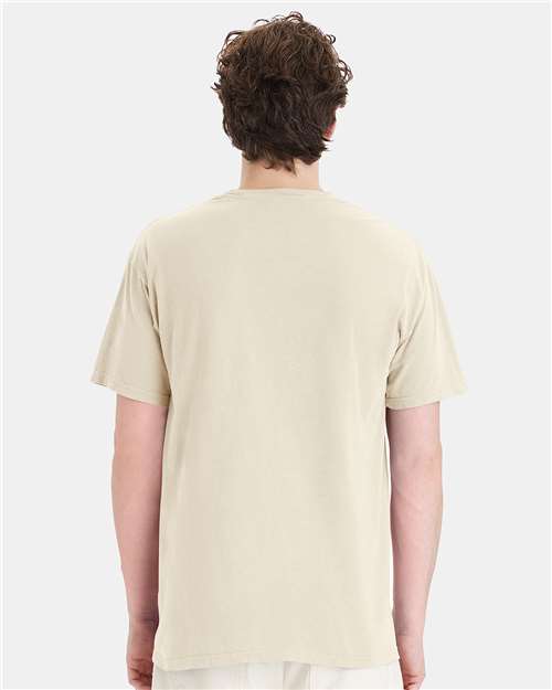 Garment-Dyed Pocket T-Shirt - OnModelBack - B35200763 - Parchment