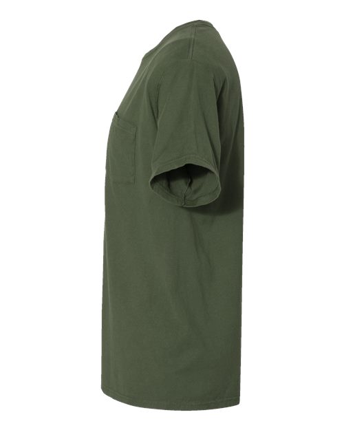 Garment-Dyed Pocket T-Shirt - DirectSide - B35200623 - Moss